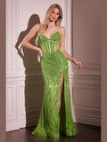 Embellished Strapless Gown - Courbe et Compagnie