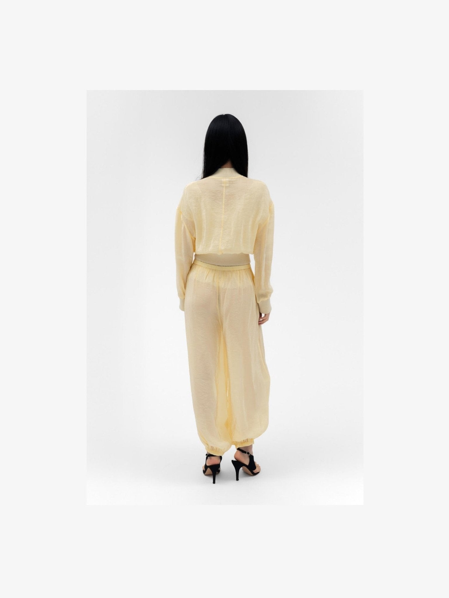 FABIO VOILE JACKET IN BUTTER - Courbe et Compagnie