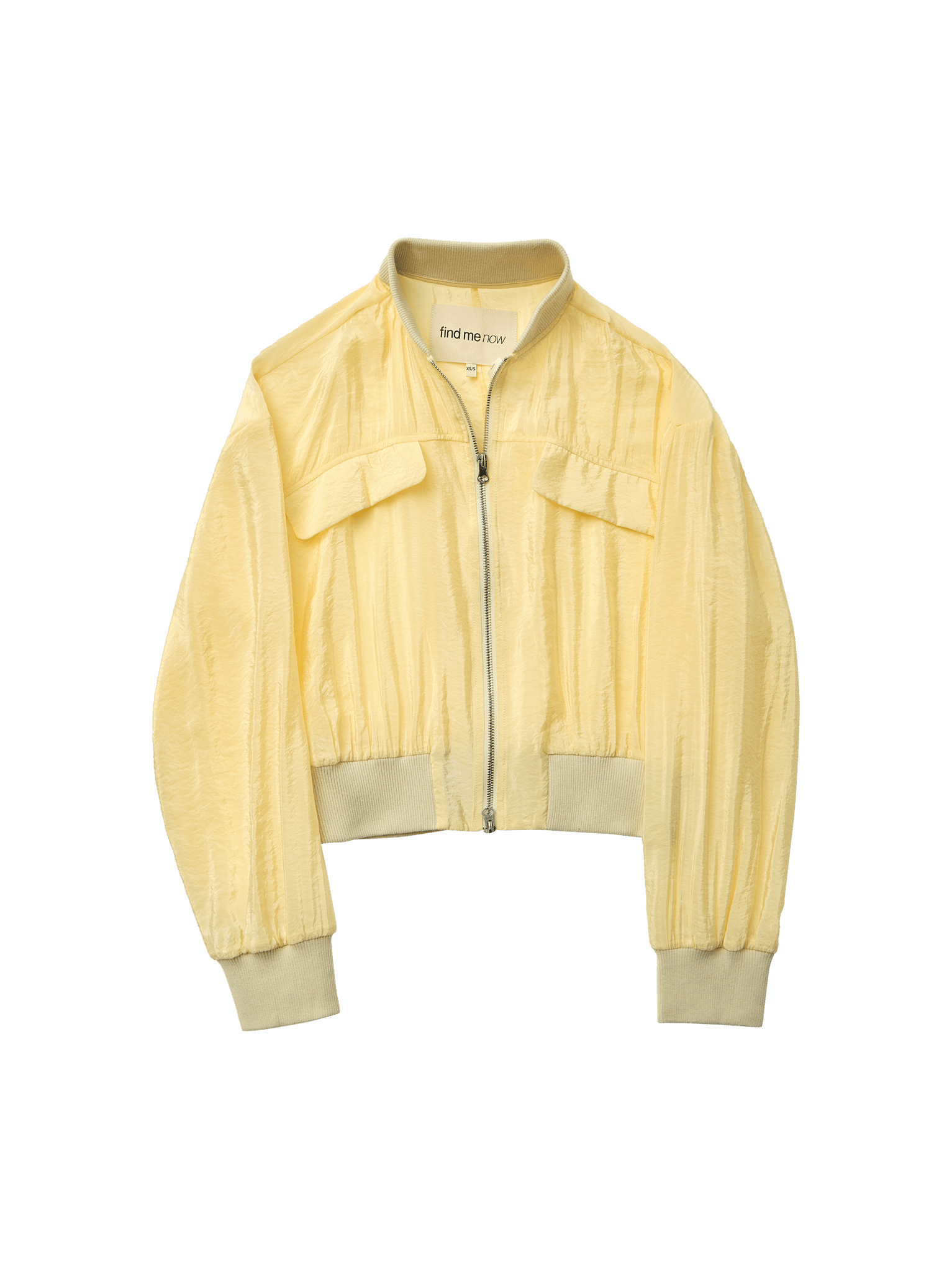 FABIO VOILE JACKET IN BUTTER - Courbe et Compagnie