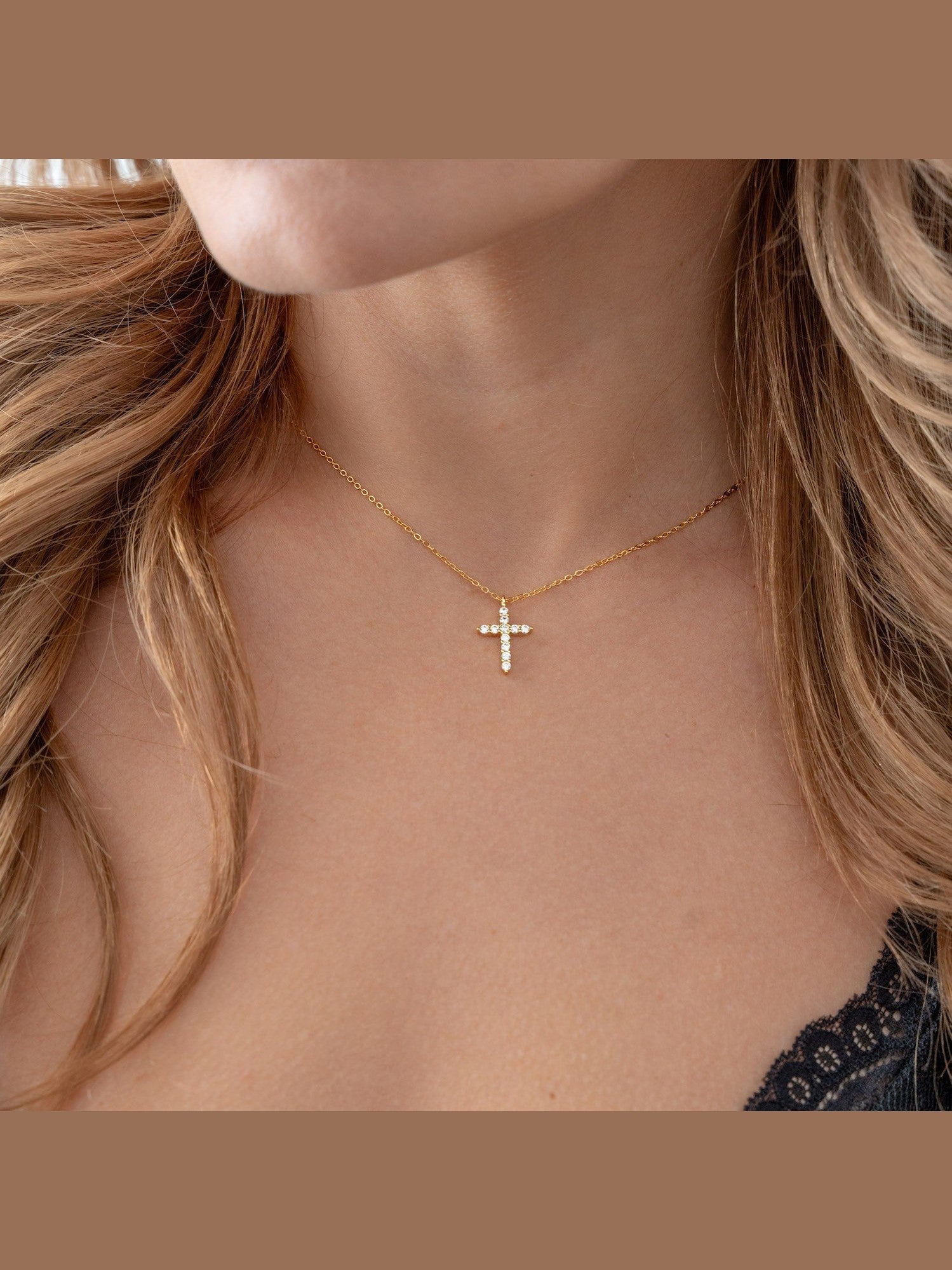 Faith Vermeil Necklace - Courbe et Compagnie