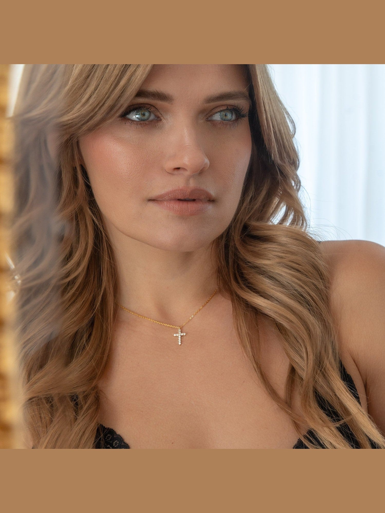 Faith Vermeil Necklace - Courbe et Compagnie
