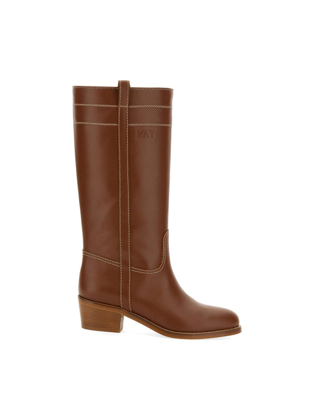 Fay Women Leather Boot - Courbe et Compagnie
