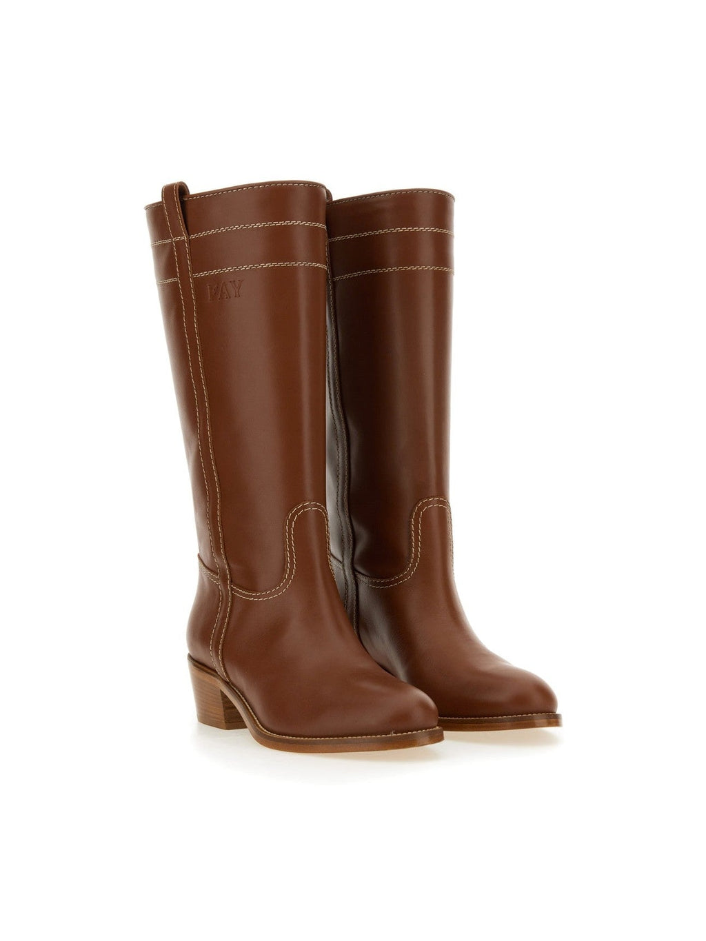 Fay Women Leather Boot - Courbe et Compagnie
