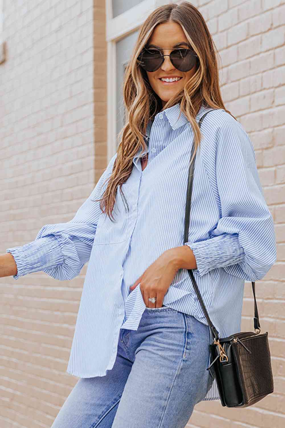 Fernanda Lantern Sleeve Shirt - Courbe et Compagnie