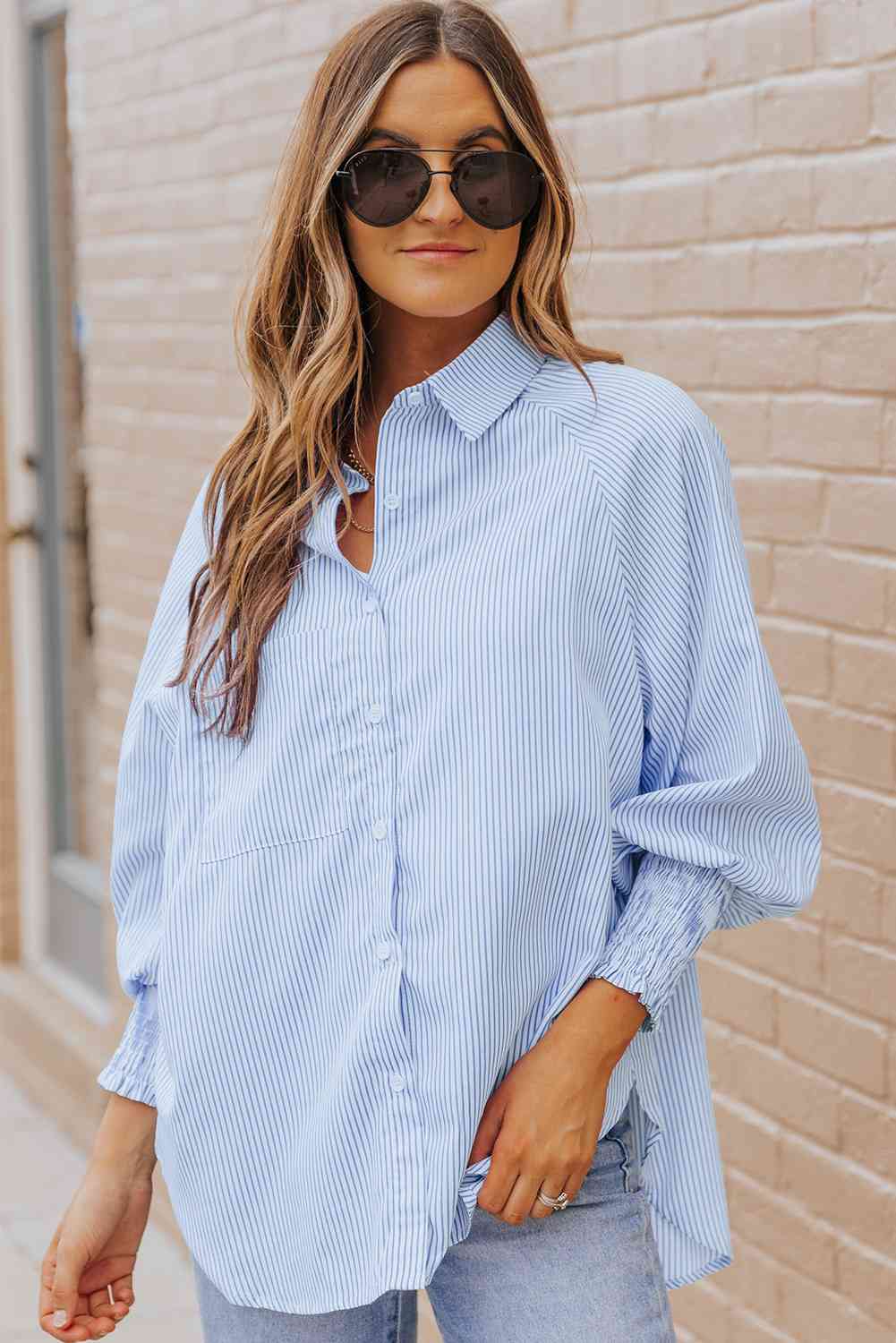 Fernanda Lantern Sleeve Shirt - Courbe et Compagnie