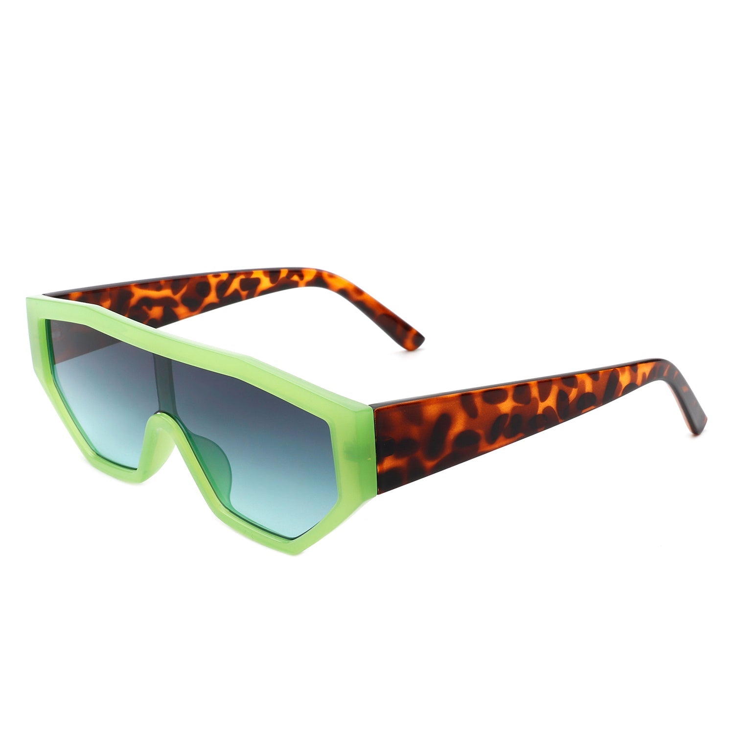 Firelily - Geometric Square Futuristic Fashion Sunglasses - Courbe et Compagnie