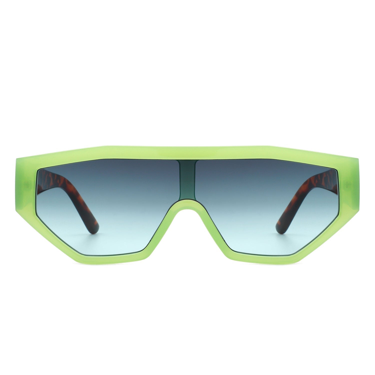 Firelily - Geometric Square Futuristic Fashion Sunglasses - Courbe et Compagnie