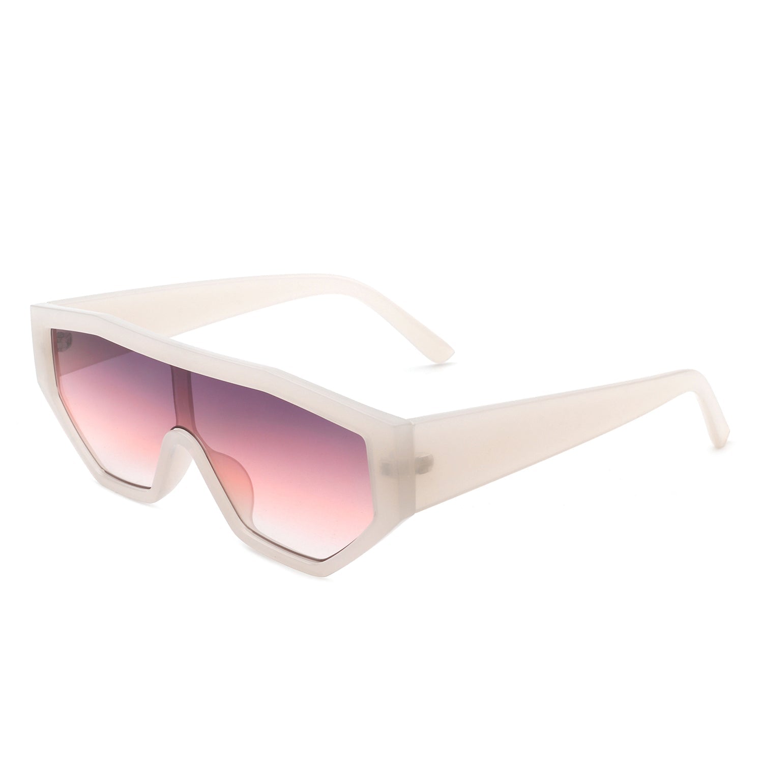 Firelily - Geometric Square Futuristic Fashion Sunglasses - Courbe et Compagnie