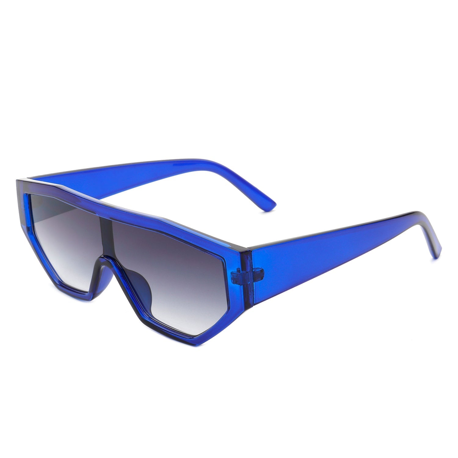 Firelily - Geometric Square Futuristic Fashion Sunglasses - Courbe et Compagnie
