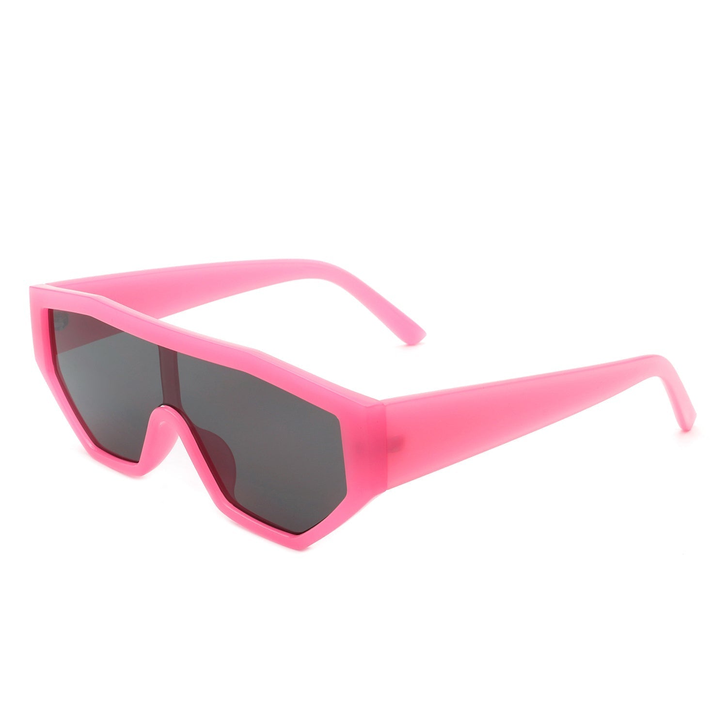 Firelily - Geometric Square Futuristic Fashion Sunglasses - Courbe et Compagnie
