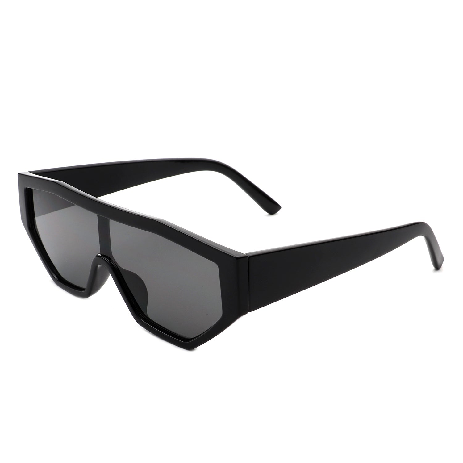 Firelily - Geometric Square Futuristic Fashion Sunglasses - Courbe et Compagnie