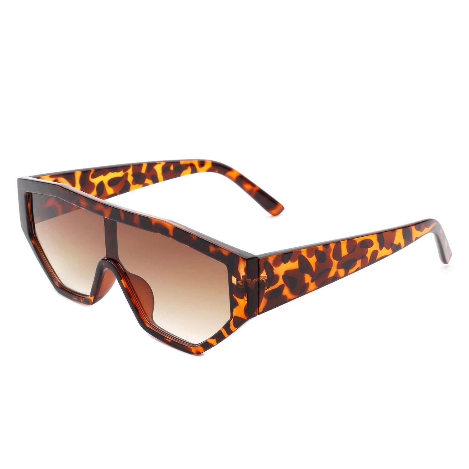 Firelily - Geometric Square Futuristic Fashion Sunglasses - Courbe et Compagnie