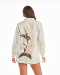 Floral shirt white - Courbe et Compagnie