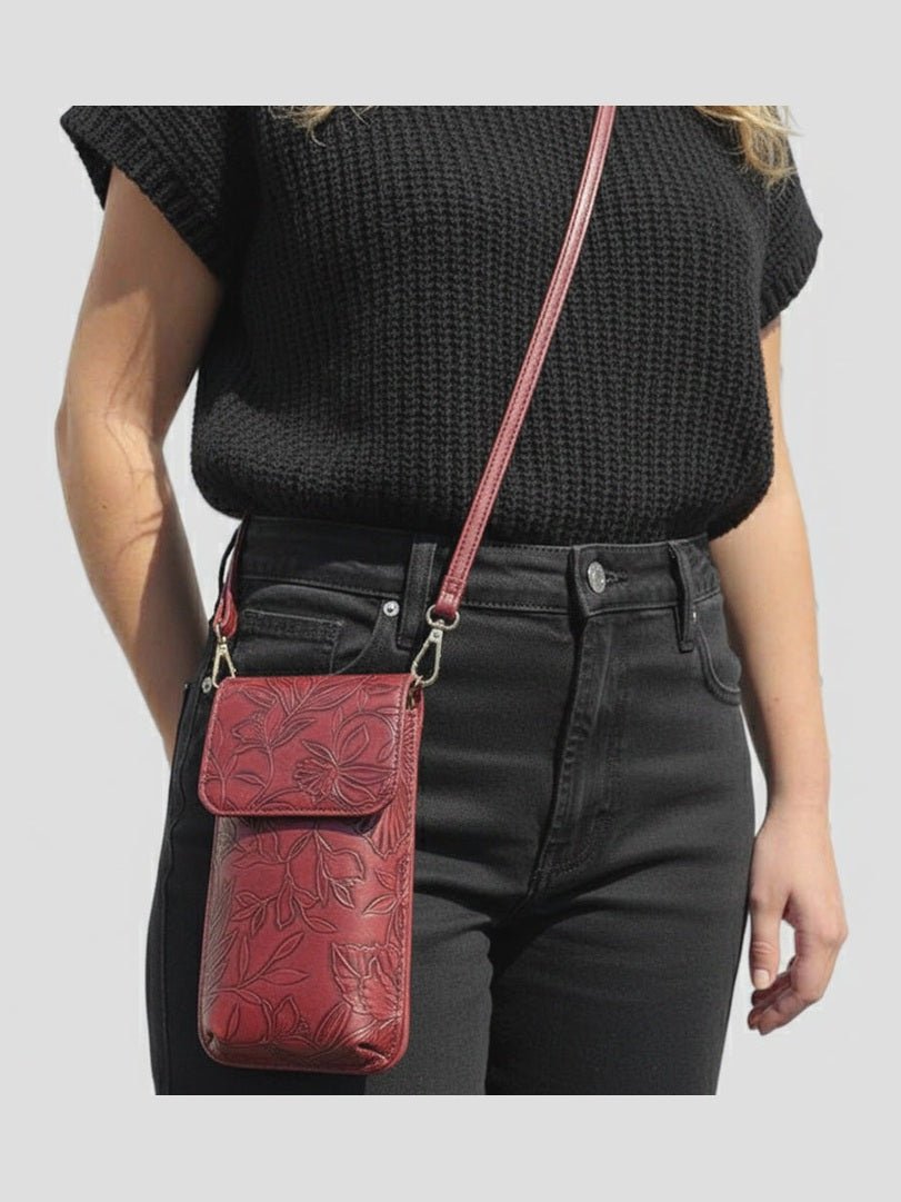Floral Tote W/Crossbody - Courbe et Compagnie
