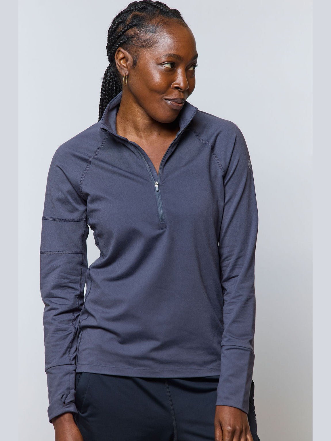 Foudy Mid-Weight Long Sleeve ½ Zip Top - Courbe et Compagnie