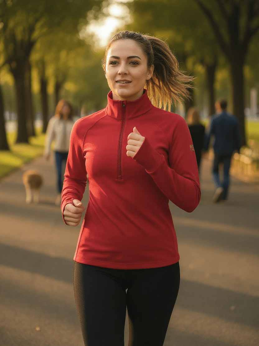 Foudy Mid-Weight Long Sleeve ½ Zip Top - Courbe et Compagnie
