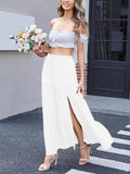 Full Size Slit Maxi Skirt Plus Size - Courbe et Compagnie