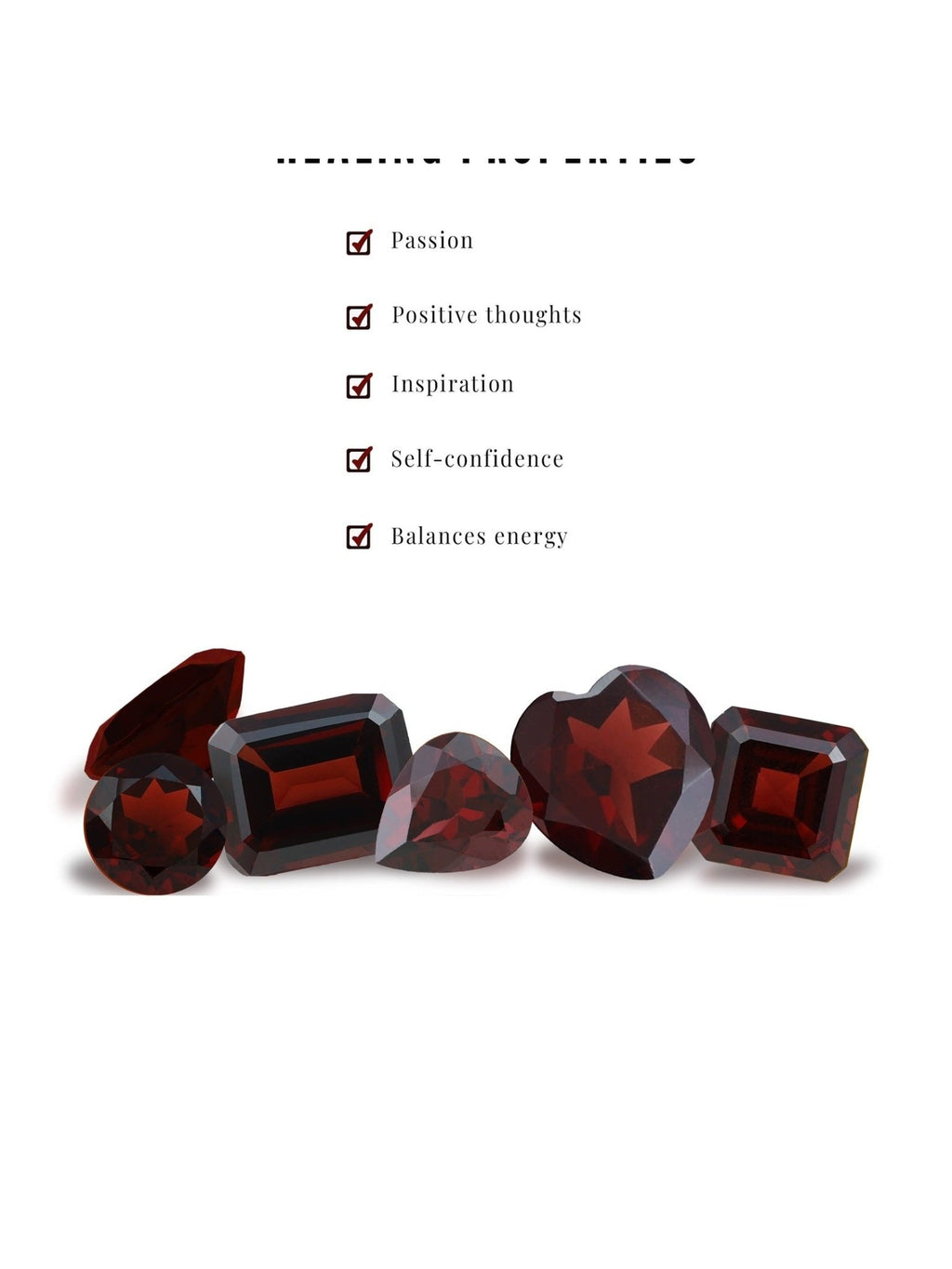 Garnet and Diamond Dangle Jewelry Set - Courbe et Compagnie