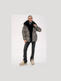 Genuine Fox Leopard Luxe Down Parka - Courbe et Compagnie