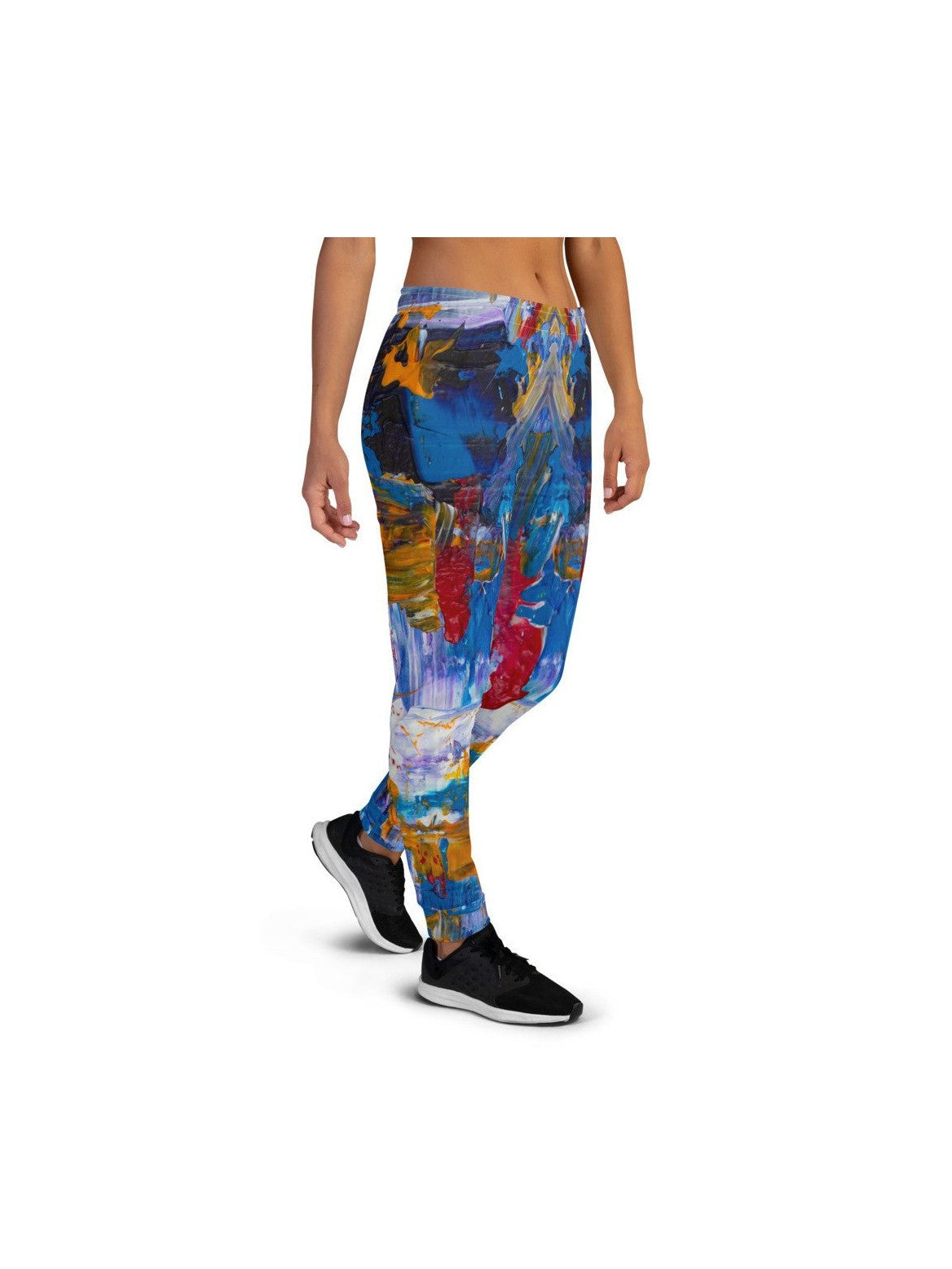 Gianneli Colours Women's Joggers - Blue Multi - Courbe et Compagnie