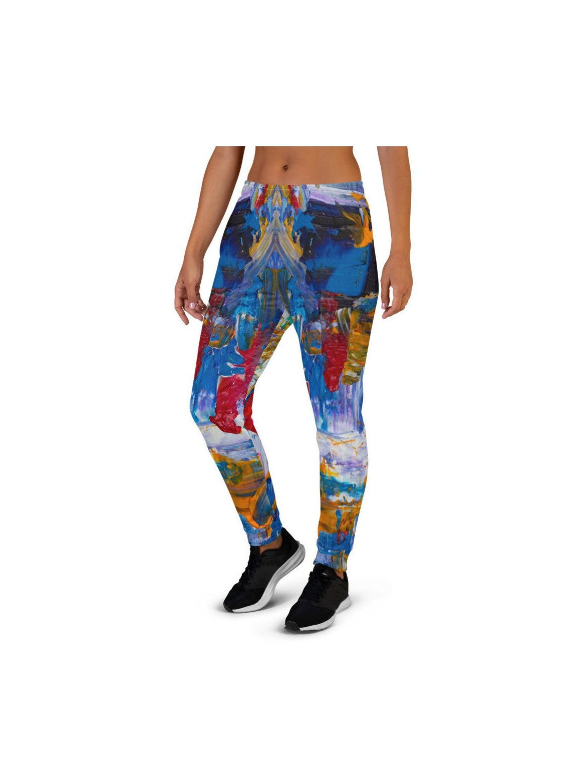 Gianneli Colours Women's Joggers - Blue Multi - Courbe et Compagnie