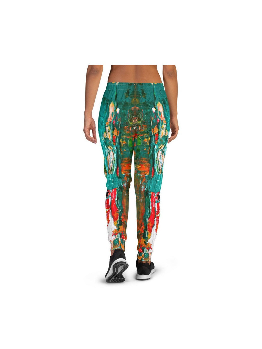 Gianneli Colours Women's Joggers - Green Multi - Courbe et Compagnie