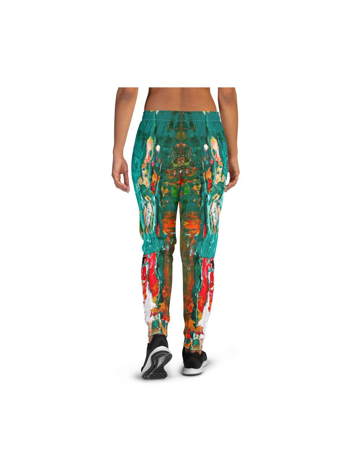Gianneli Colours Women's Joggers - Green Multi - Courbe et Compagnie