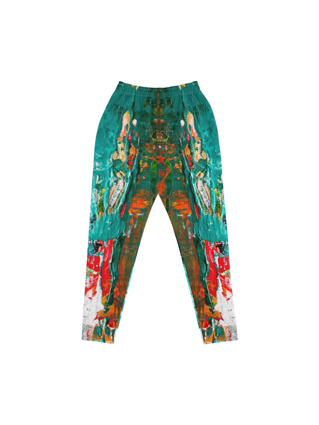 Gianneli Colours Women's Joggers - Green Multi - Courbe et Compagnie