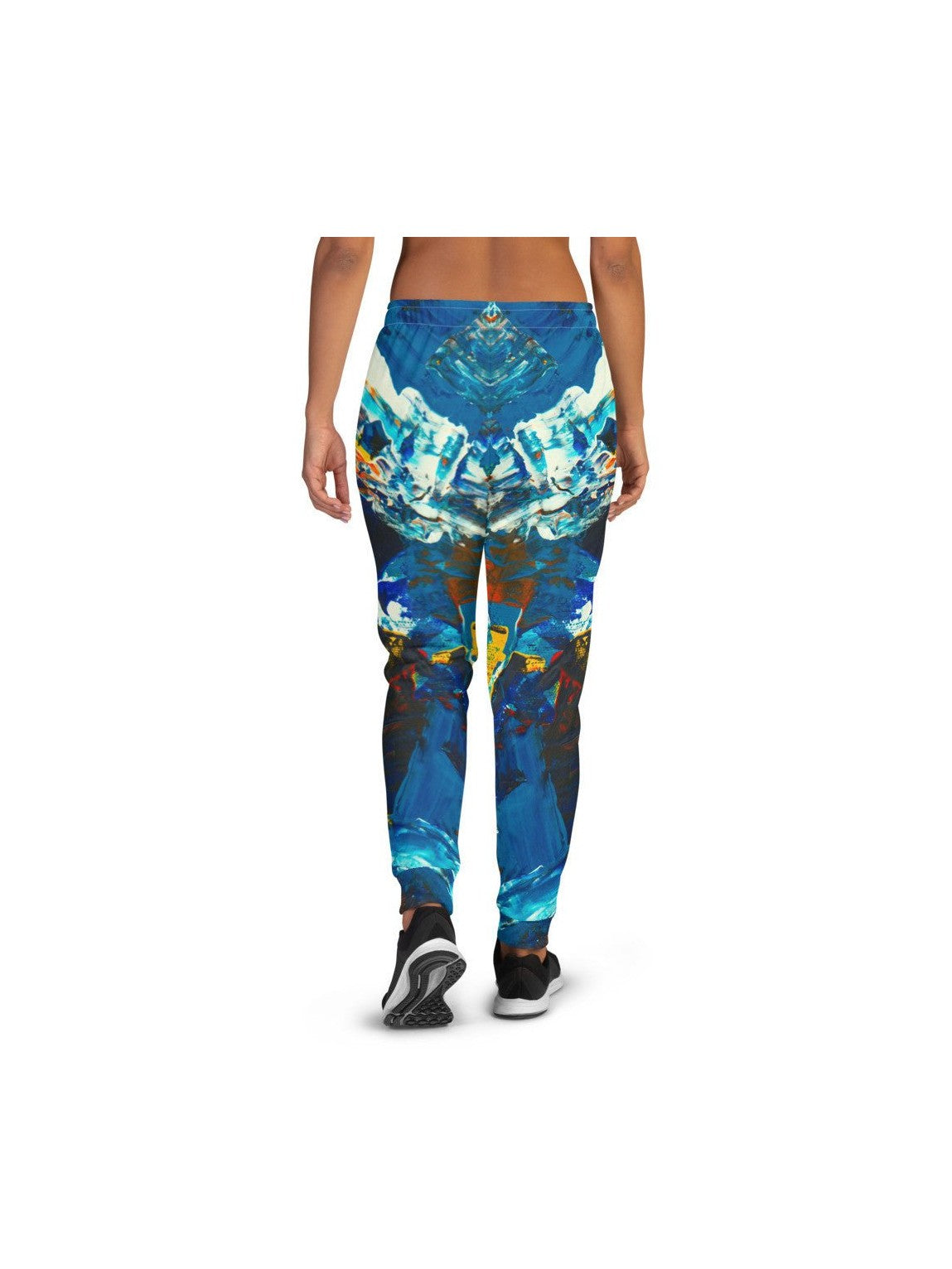 Gianneli Colours Women's Joggers - Midnight Blue Multi - Courbe et Compagnie