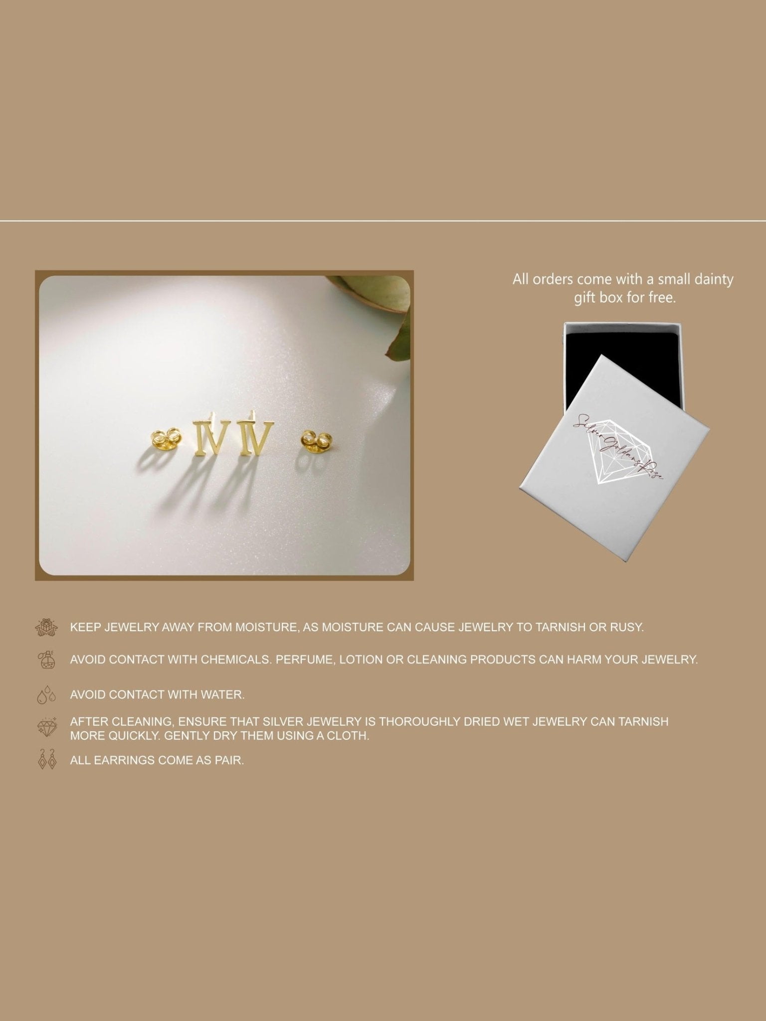 Gleam & Glow Gold Triangle Ear Jackets - Dainty Handmade Earrings, Perfect Gift for Her - Courbe et Compagnie