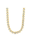 Helene Bezel CZ Tennis Necklace - Courbe et Compagnie