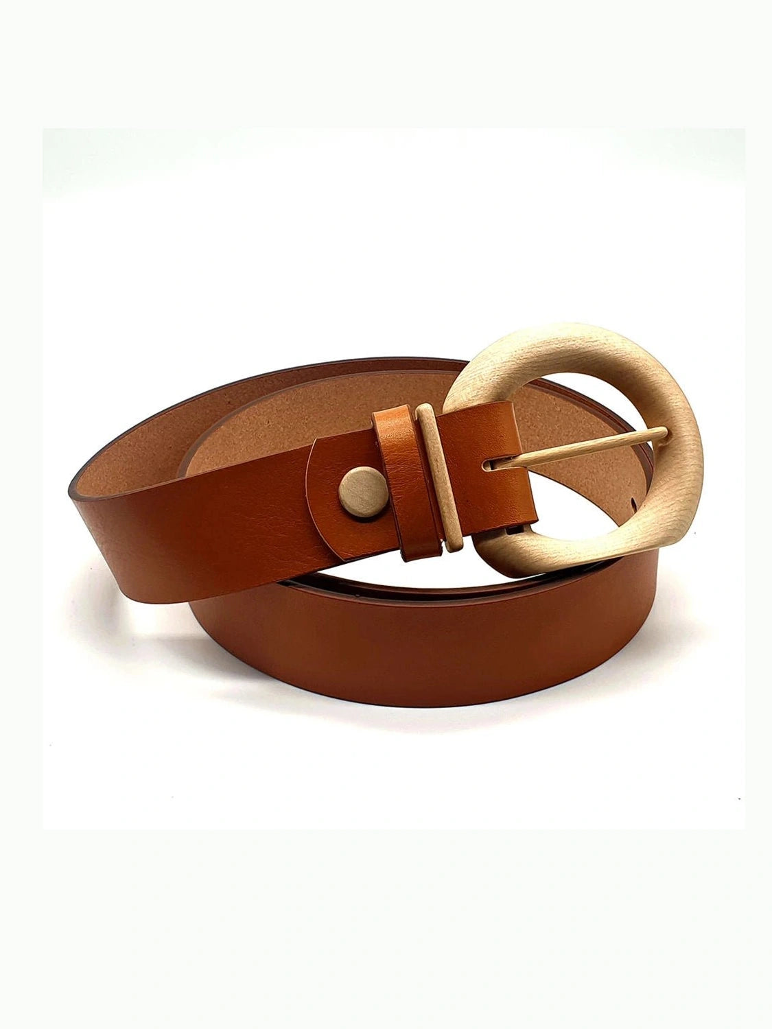 Hemp Belt with Wooden Buckle — Eco-Friendly - Courbe et Compagnie