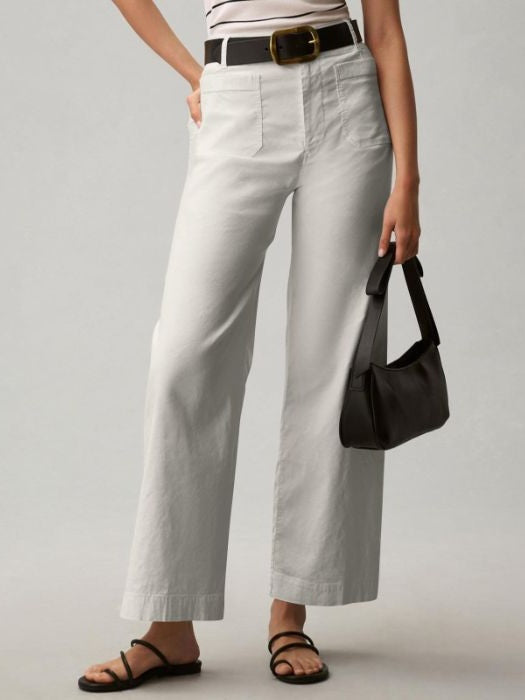 High-Waist Slimming Suit Pants - Courbe et Compagnie