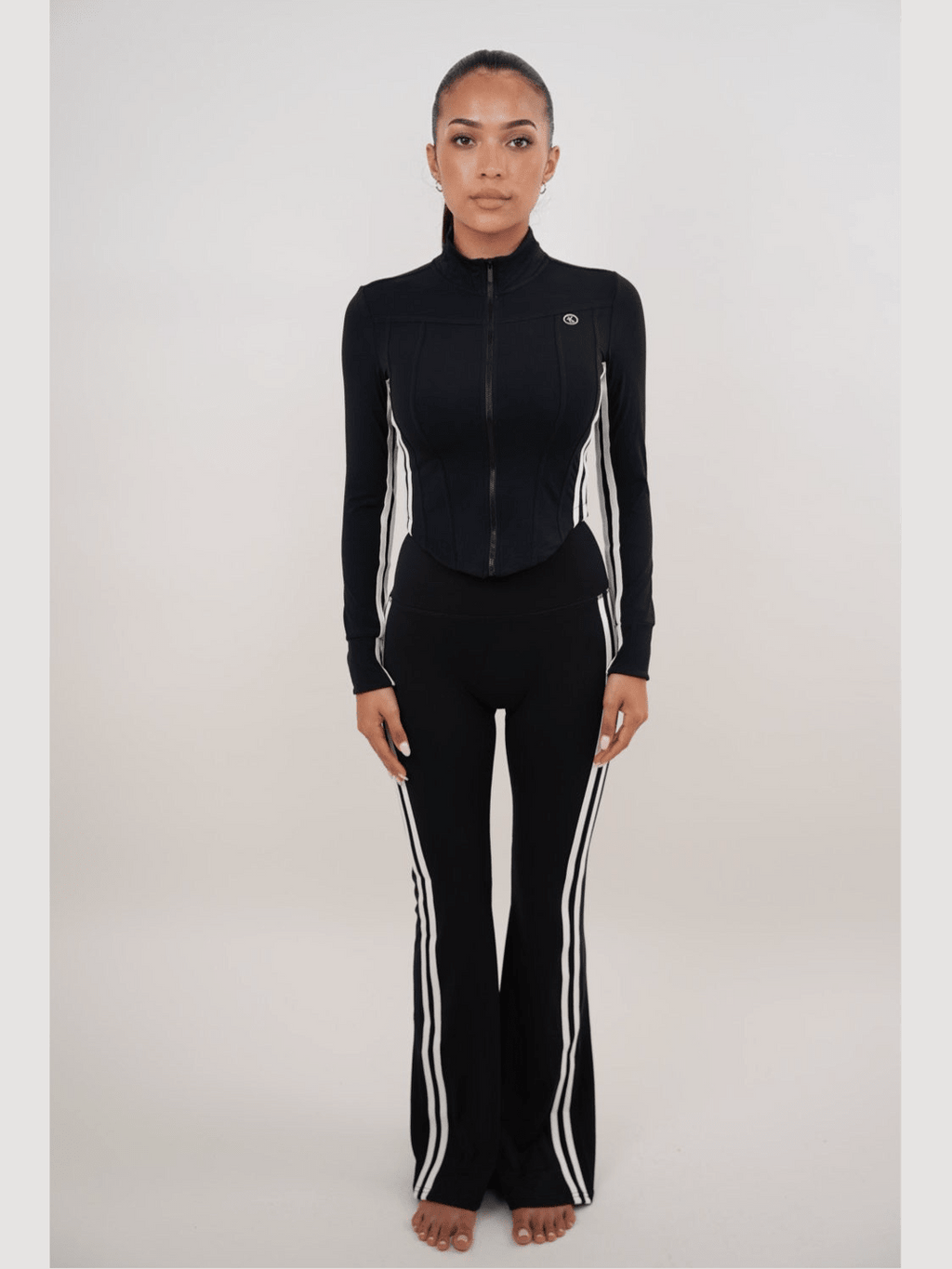 I Am Motivated Black Flare Pant - Courbe et Compagnie