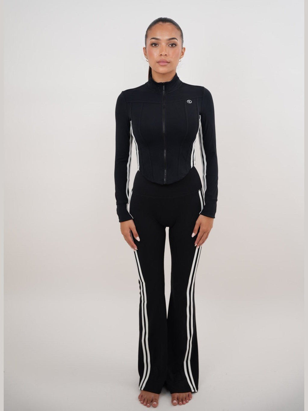 I Am Motivated Black Flare Pant - Courbe et Compagnie