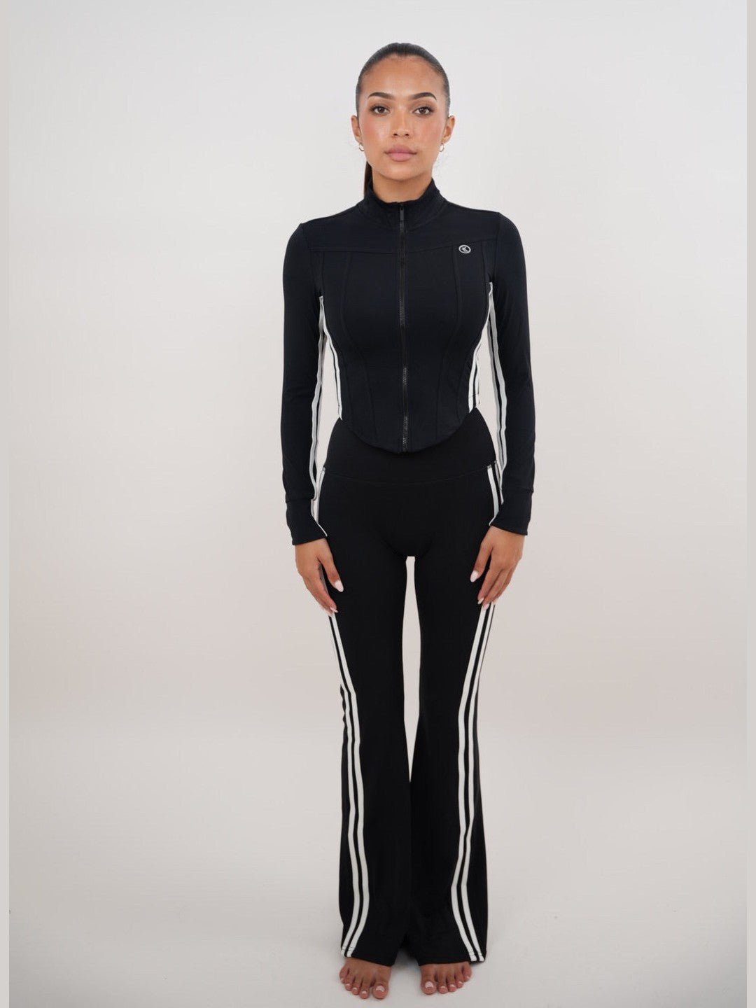 I Am Motivated Black Flare Pant - Courbe et Compagnie