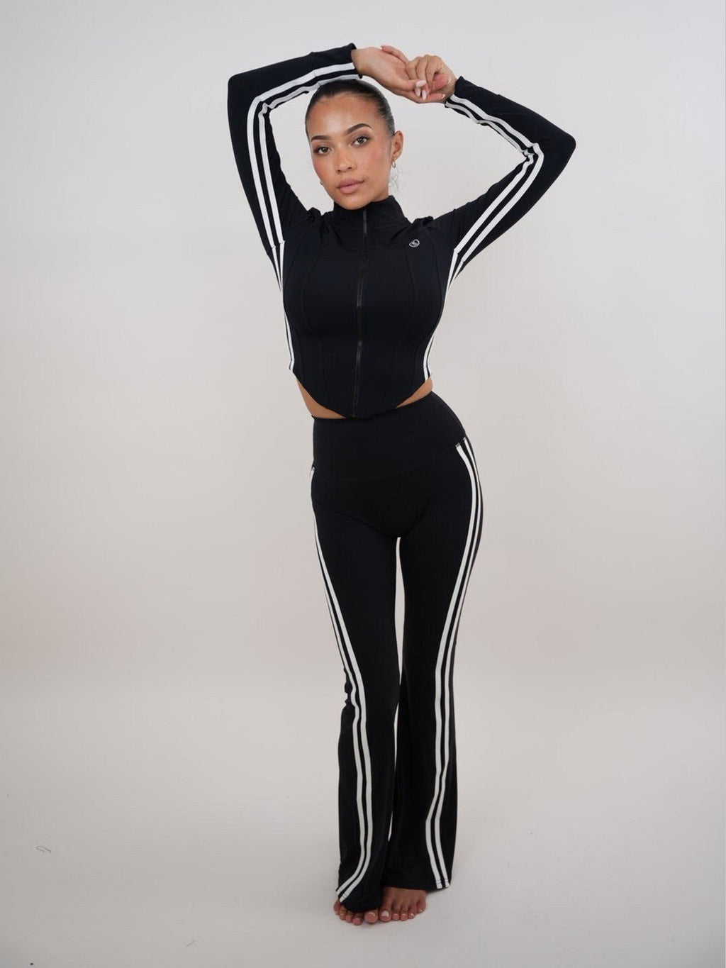 I Am Motivated Black Flare Pant - Courbe et Compagnie