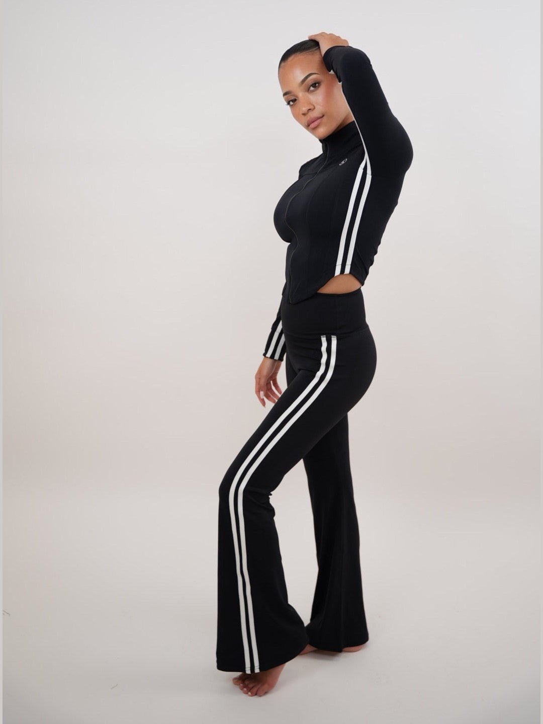 I Am Motivated Black Flare Pant - Courbe et Compagnie