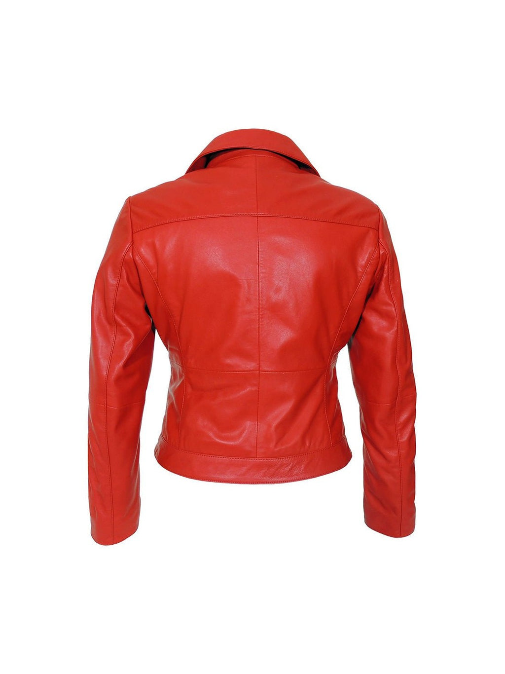 IL Womens Rigid Short Biker Leather Jacket - Courbe et Compagnie