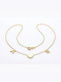 Initial Heart Necklace | Delicate Personalized Jewelry for Women - Courbe et Compagnie