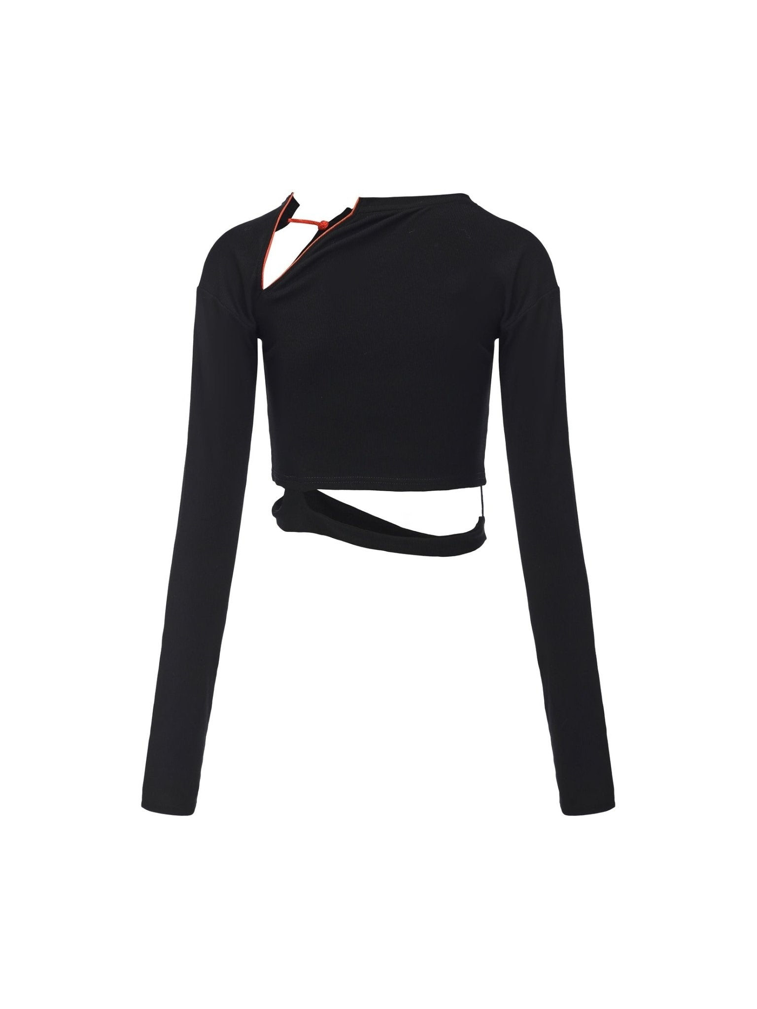 Ju Cutout Long Sleeve Knit Top - Courbe et Compagnie