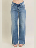 Judy Blue Full Size V - Front Baggy Jeans Plus Size - Courbe et Compagnie