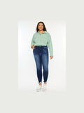 Kancan Full Size High Rise Frayed Ankle Skinny Jeans - Courbe et Compagnie