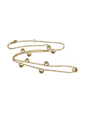 Karma Chain- 14K Gold with Ripples of Diamonds - Courbe et Compagnie