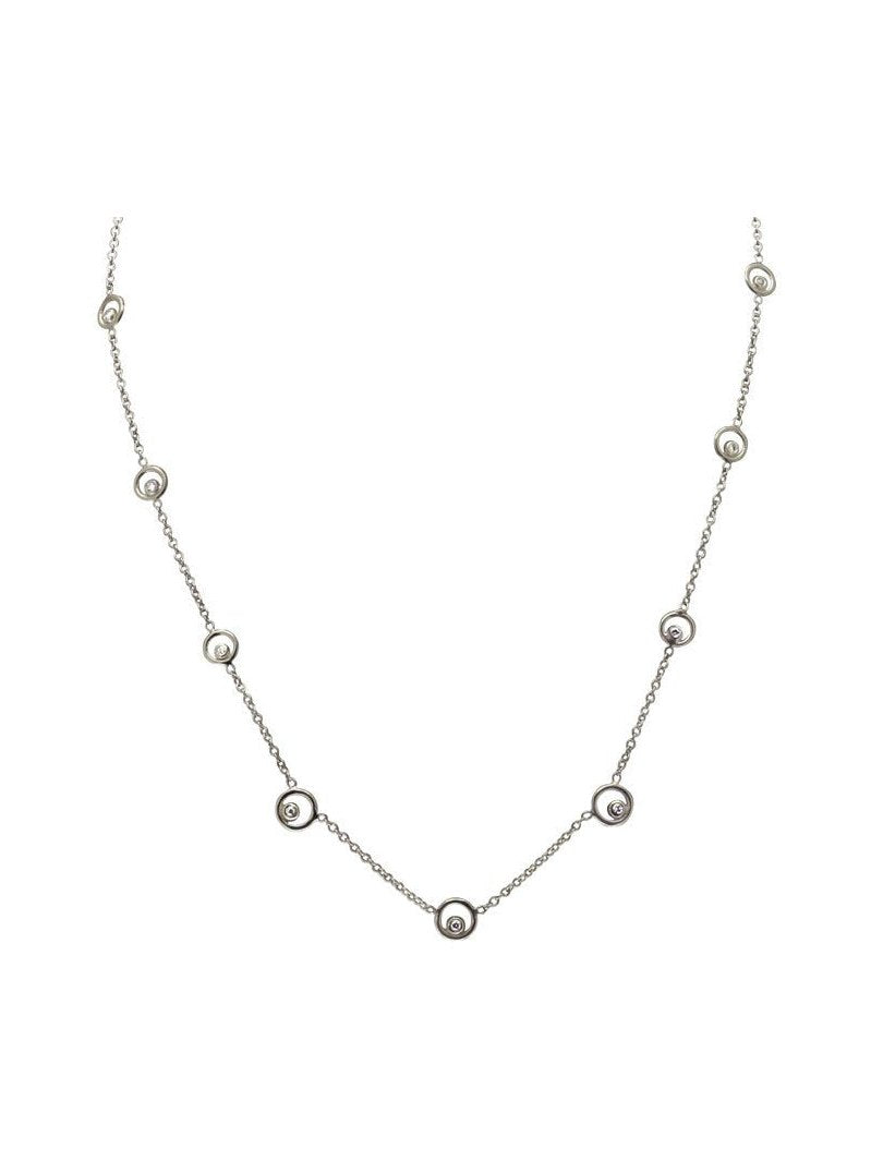 Karma Chain- 14K Gold with Ripples of Diamonds - Courbe et Compagnie