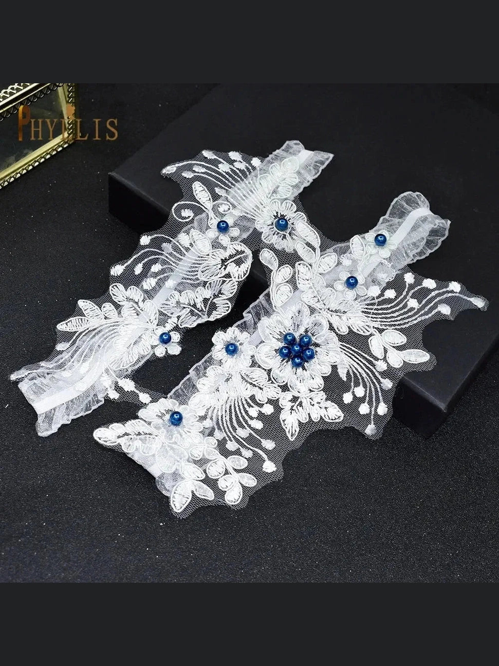 Lace Bridal Wedding Garter Set - Courbe et Compagnie