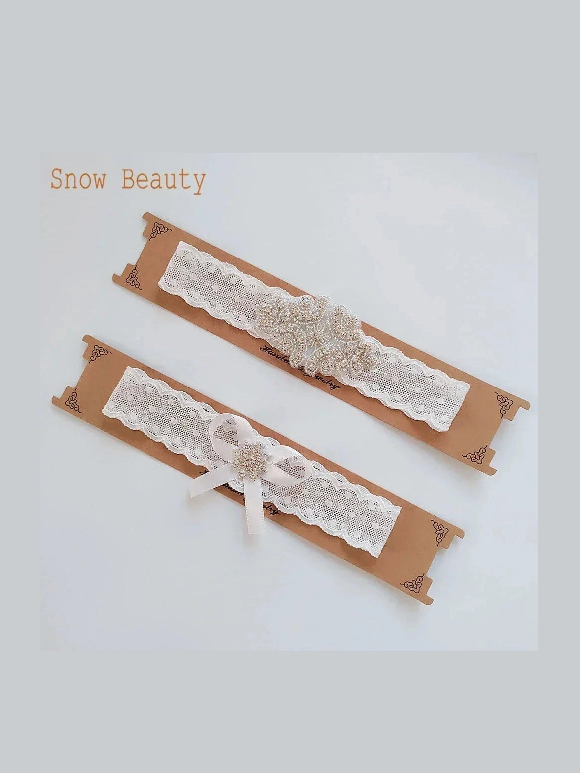 Lace Bridal Wedding Garter Set - Courbe et Compagnie