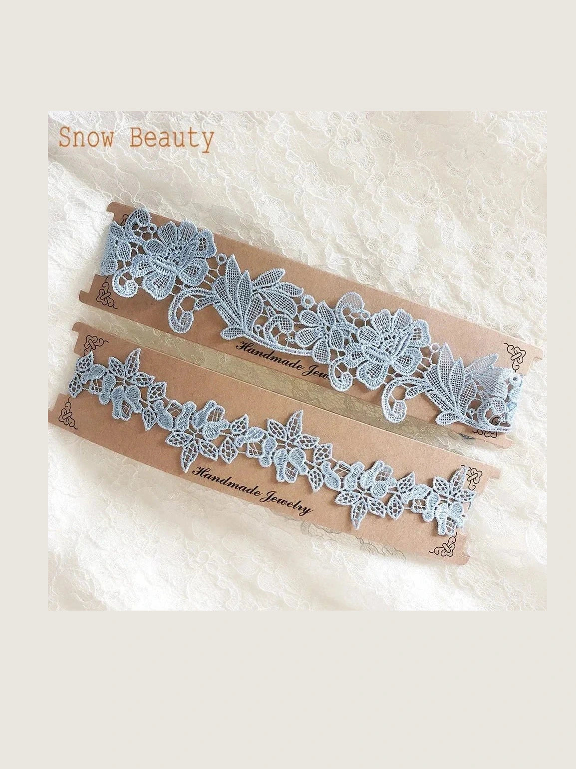 Lace Bridal Wedding Garter Set - Courbe et Compagnie