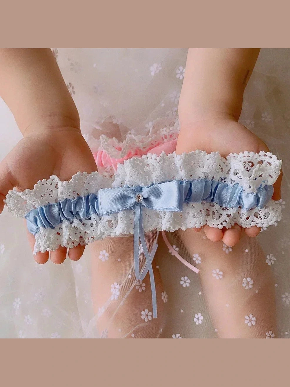 Lace Bridal Wedding Garter Set - Courbe et Compagnie