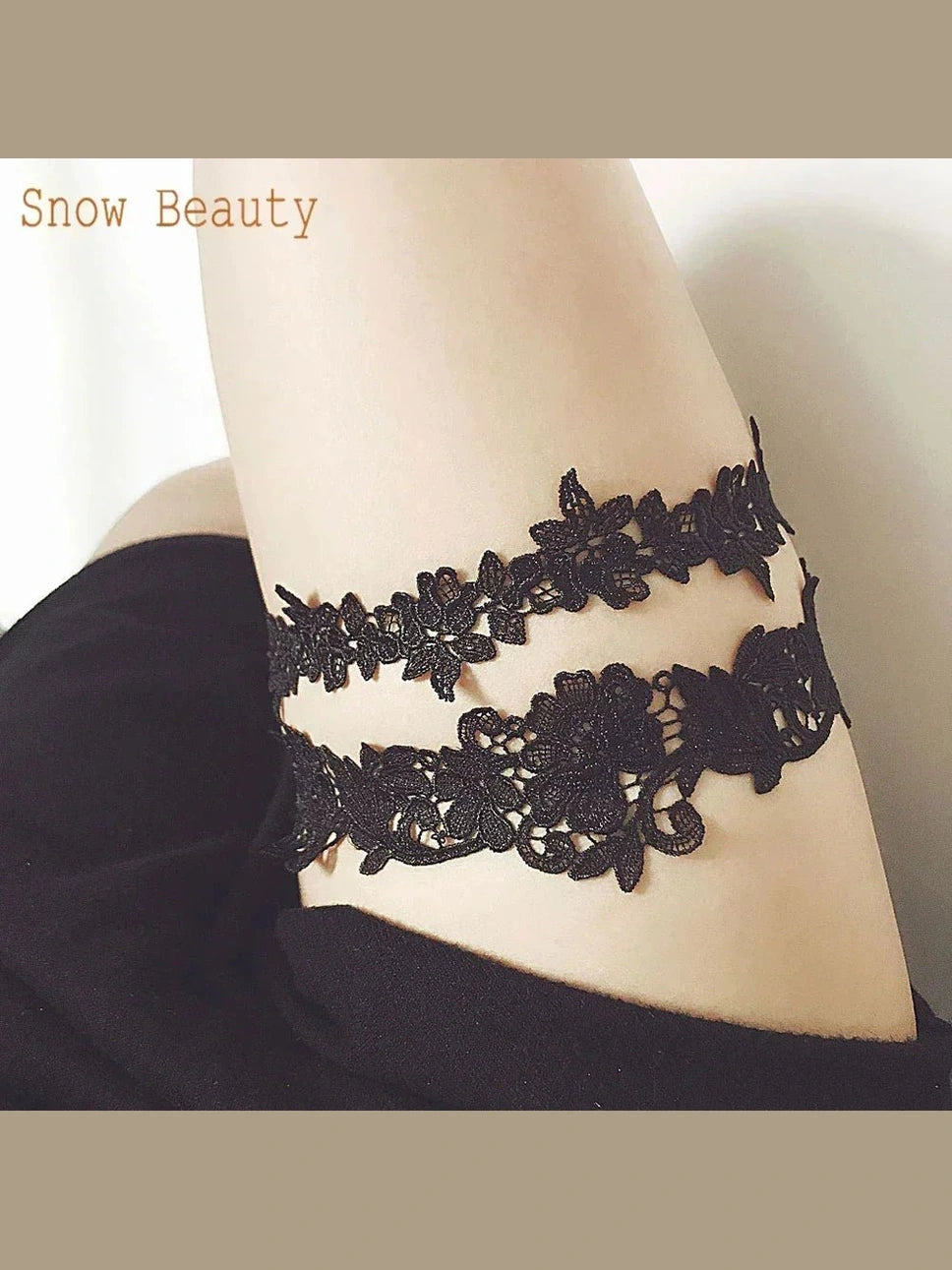 Lace Bridal Wedding Garter Set - Courbe et Compagnie